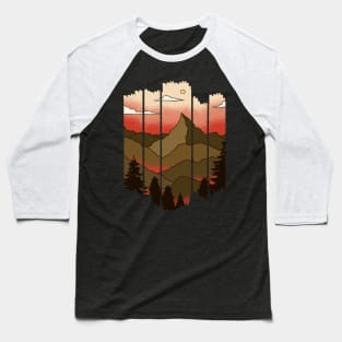 Landscape | Camping | Outdoor | Hiking Baseball T-Shirt